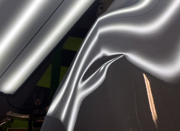 KCL Creations Paintless Dent Repair in Colorado Repaired a Subaru BRZ - Before